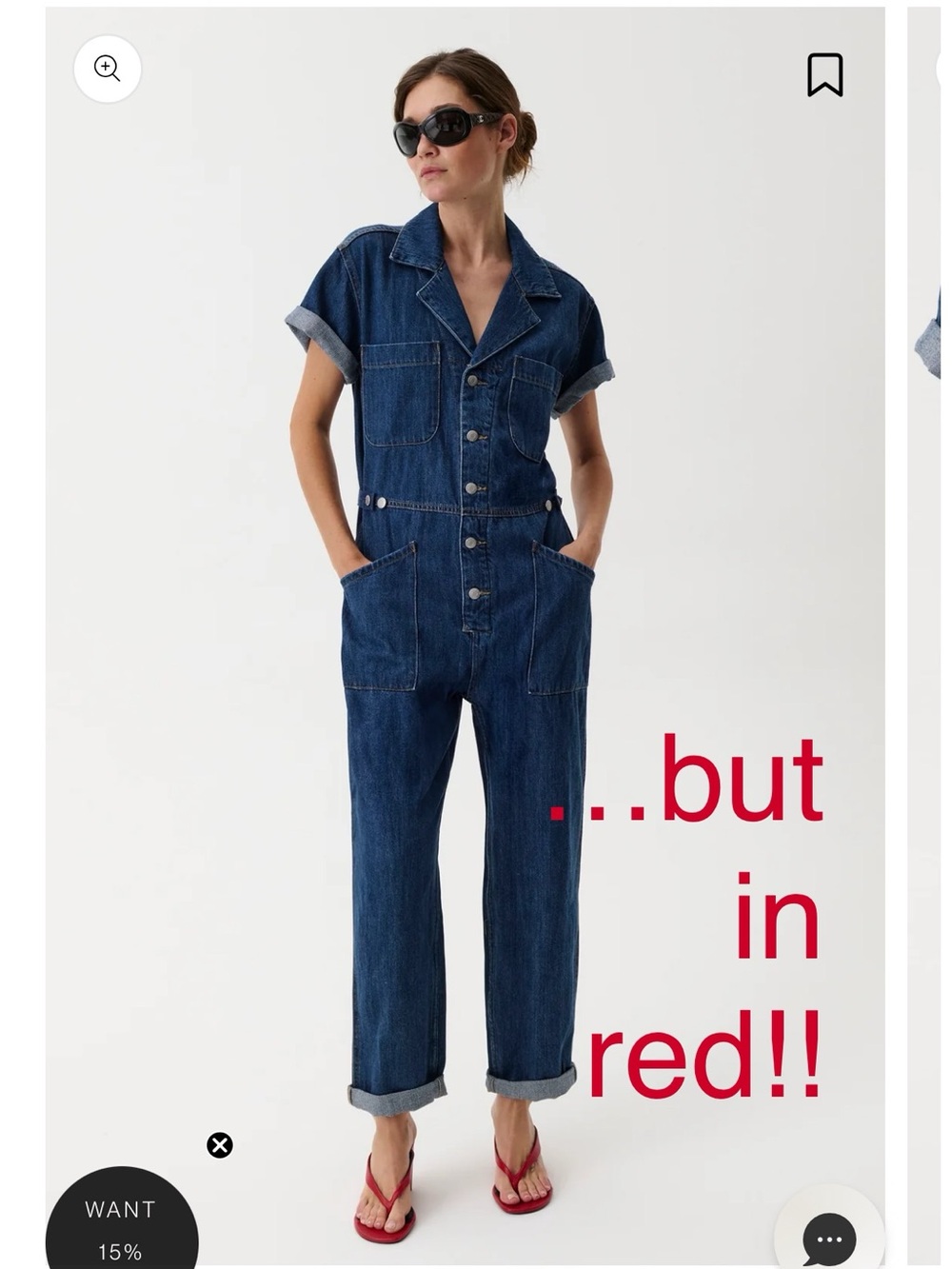 NWT Pistola “Grover” Jumpsuit in Rouge (Discontinued), Size M